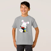 White Bunny, Rabbit, Magic Trick, Magic Wand, Pet T-shirt (Voorkant volledig)