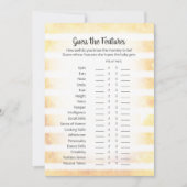 White Bunny Yellow Game Kaart (Voorkant)