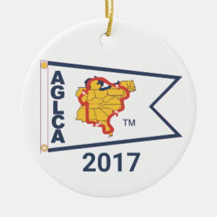 White Burgee (2017) keramisch Ornament