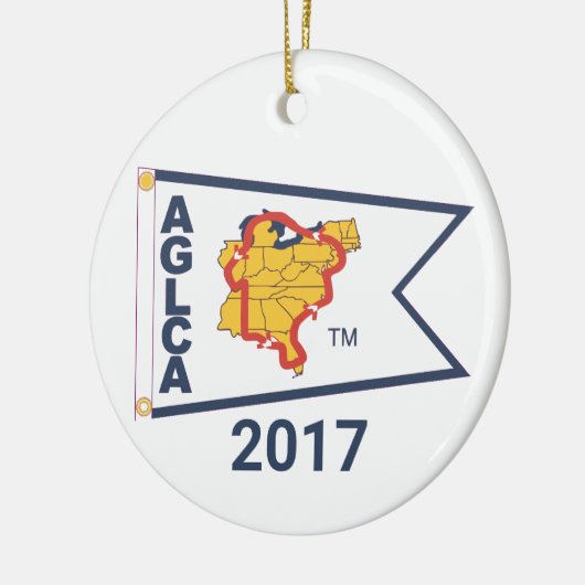 White Burgee (2017) keramisch Ornament (Links)