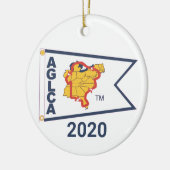 White Burgee (2020) keramisch Ornament (Links)