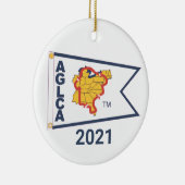 White Burgee (2021) keramisch Ornament (Rechts)