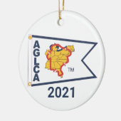 White Burgee (2021) keramisch Ornament (Links)