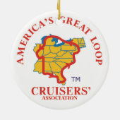 White Burgee (2023) Keramisch Ornament (Achterkant)