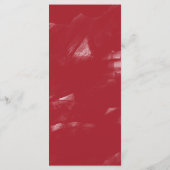 White Burgundy Orchid Wedding Menu (Achterkant)