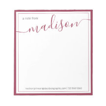 White Burgundy - Persoonlijke naam van het bureau 