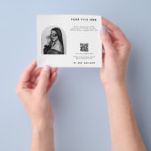 White Business Beauty Hair Nail Make-up Salon Flyer (Hand)