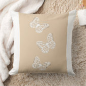 White Butterflies Home Decor Throw Cushions Kussen (Deken)