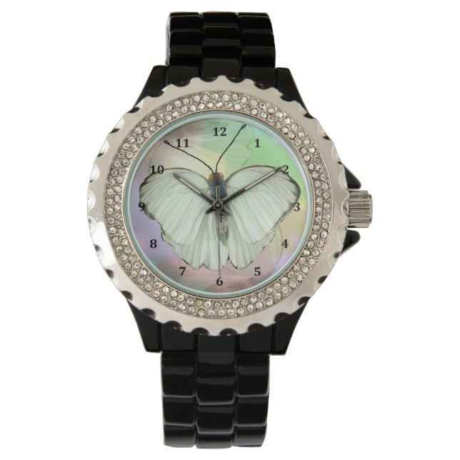 White Butterfly e Watch Horloge (Voorkant)