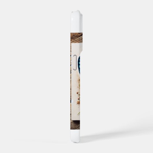 White Butterfly in Natural Setting 200724IREF220 - iPhone Hoesje (Rechterkant)