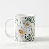 White California Tree Poppy Flowers Patroon Koffiemok (Links)