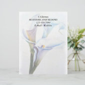 WHITE CALLA LIES  LETTERHEAD PERSOONLIJK BRIEFHOOFD (Staand voorkant)