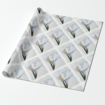 WHITE CALLA LIES WRAPPING PAPER