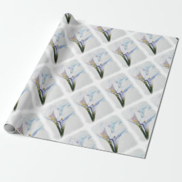 WHITE CALLA LIES WRAPPING PAPER CADEAUPAPIER