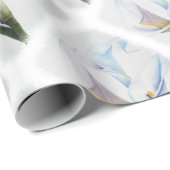 WHITE CALLA LIES WRAPPING PAPER CADEAUPAPIER (Rol Hoek)