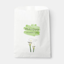 White Calla Lilies Waterverf Wedding