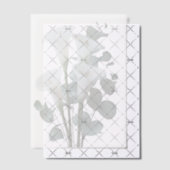 White Calla Lilies Wedding  Vellum Uitnodigingen (Offset (Uitnodiging))