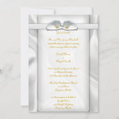 White Calla Lilly Invitations Kaart (Voorkant)