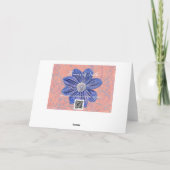 White Calla Lily Art Faith Bijbel Verse Gedachten Kaart (Achterkant)