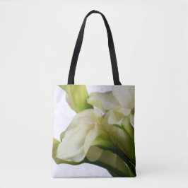 White Calla Lily Canvas tas lk