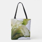 White Calla Lily Canvas tas lk (Achterkant)