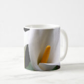 White Calla Lily Flower Coffee Mok (Voorkant rechts)