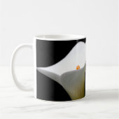 White Calla Lily Flower Coffee Mok (Links)