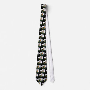 White Calla Lily Flower Mannen Necktie Stropdas