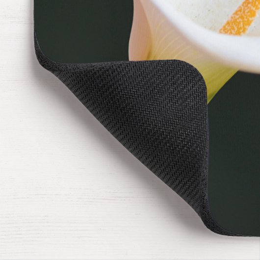 White Calla Lily Flower Muismat (Hoek)