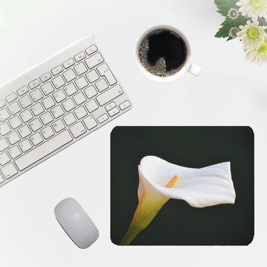 White Calla Lily Flower Muismat