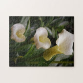 White Calla Lily Flowers Fotografische Puzzle Legpuzzel (Horizontaal)