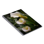 White Calla Lily Garden Journal Notitieboek (Rechterzijde)