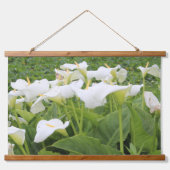White Calla Lily Hangend Wandkleed (Voorkant)