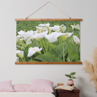 White Calla Lily Hangend Wandkleed