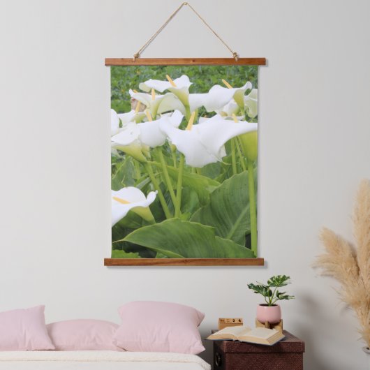 White Calla Lily Hangend Wandkleed (Slaapkamer)