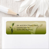 White Calla Wedding Suite Etiket (Insitu)