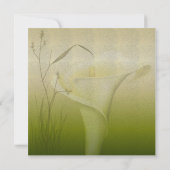 White Calla Wedding Suite Kaart (Achterkant)