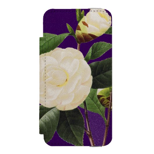 White Camellia, 1833 Incipio iPhone Portemonnee Hoesje (Voorkant Agenda)