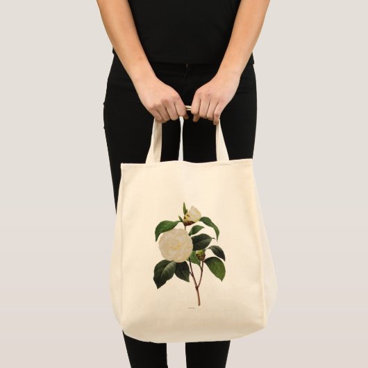 White Camellia, 1833 Tote Bag (Voorkant (product))