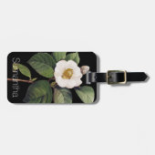 White Camellia Bagagelabel (Voorkant horizontaal)