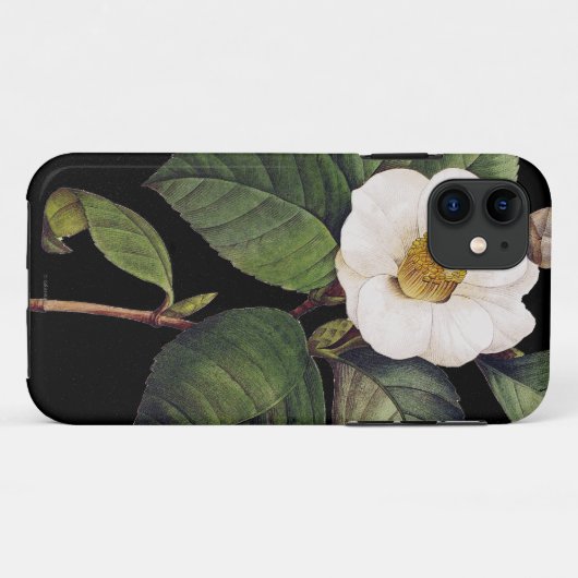 White Camellia Case-Mate iPhone Case (Achterkant (horizontaal))