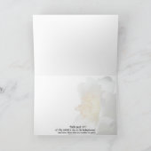 "White Camellia Sympathie." Wenskaart Kaart (Binnen)