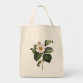 White Camellia Tote Bag (Voorkant)