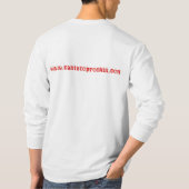 White - Cant Stop Rockin T-shirt (Achterkant)