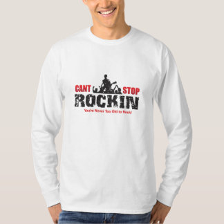 White - Cant Stop Rockin T-shirt