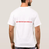White - Cant Stop Rockin T-shirt (Achterkant)