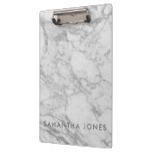 White Carrara Marble Classic Modern Klembord (Links)