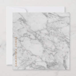 White Carrara Marble Gold Classic - op maat