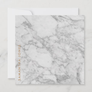 White Carrara Marble Gold Classic - op maat