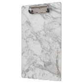 White Carrara Marble Gold Classic - op maat Klembord (Links)